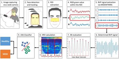 Development of a Novel Web Camera-Based Contact-Free Major Depressive Disorder Screening System Using Autonomic Nervous Responses Induced by a Mental Task and Its Clinical Application